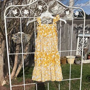 Carter's Yellow Floral Tiered Sundress for Girls